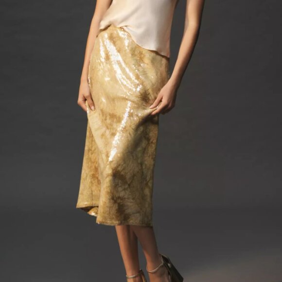 Anthropologie Dresses & Skirts - Anthropologie The Tilda Sequin Slip Skirt (NWT - SOLD OUT)